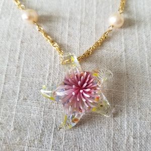 Vintage Vermeil 33" Chain, Real Pearls